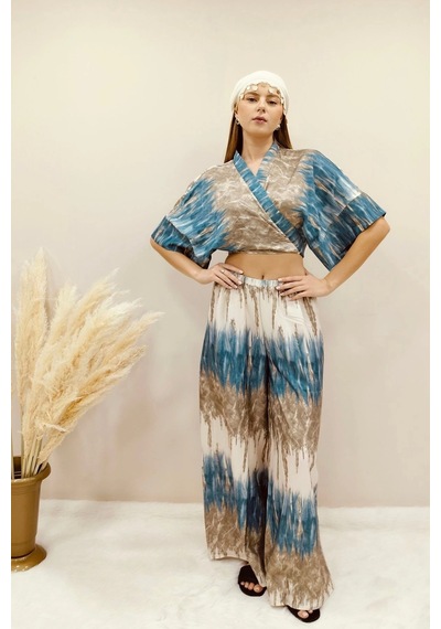Asprinfashion Alt Üst Digital Takım Çok Renkli