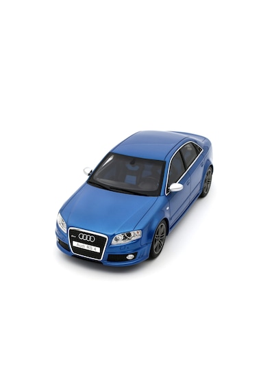 1:18 Ölçek Otto 2007 Audi Rs 4 B7 Sedan Sprint Blue Resin Kapalı Minyatür Model Araba 25cm