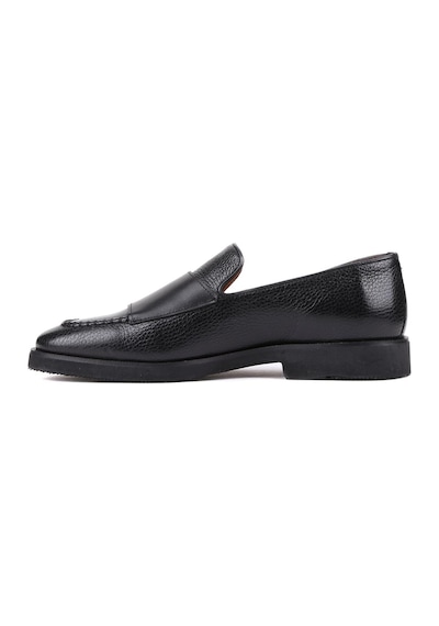 Shoetyle - Siyah Deri Tokalı Erkek Klasik Ayakkabı 250-2750-865-siyah
