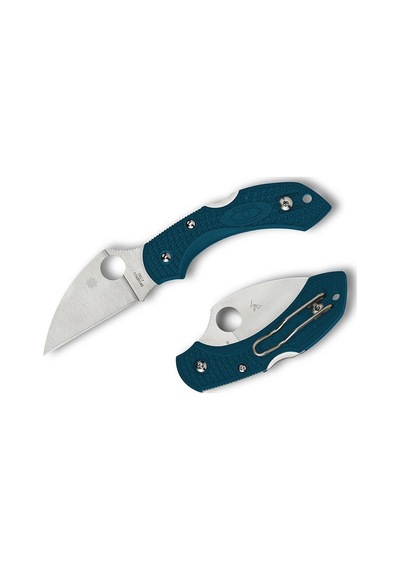 Spyderco Dragonfly 2 Lightweight Wharncliffe K390 Blue Kamp Çakı Mavi