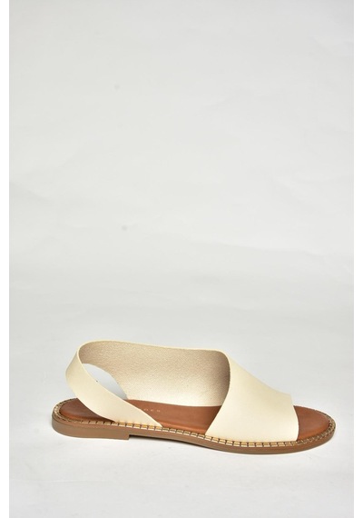 Fox Shoes U876860609 Bej Kadın Sandalet Bej