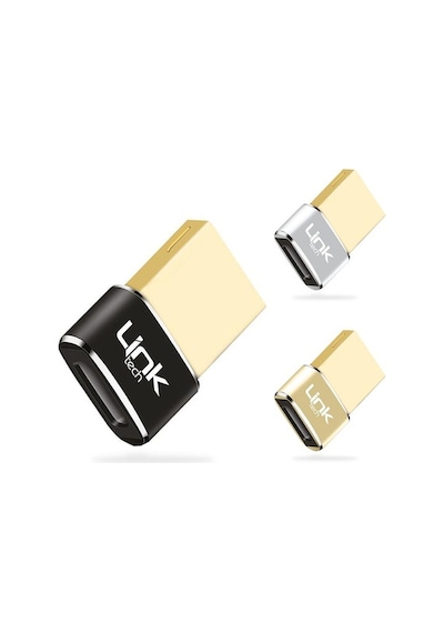 Linktech O191 Type-C - Usb-A Dönüştürücü Metal Adaptör