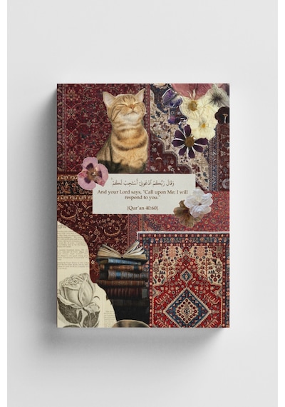 Kolaj Serisi 52 Rabbine Dua Et İslami Defter Ayet-hadisli Çok Renkli