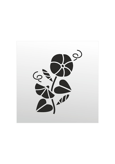 Folyo Sticker Çiçek Deseni Adkpquy347 200cm Uzunluk Siyah