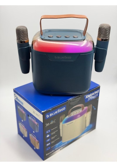 Bs-601 Bluetooth Wıreless Speaker & Karaoke Mıcrophones- 20w Siyah