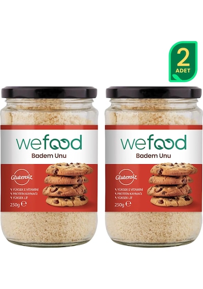 Wefood Glutensiz Badem Unu 250 Gr 2'li 8681749104079 250 G
