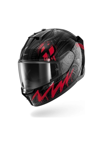 D-skwal 3 Shıever Kapalı Kask Motozilla Kırmızı