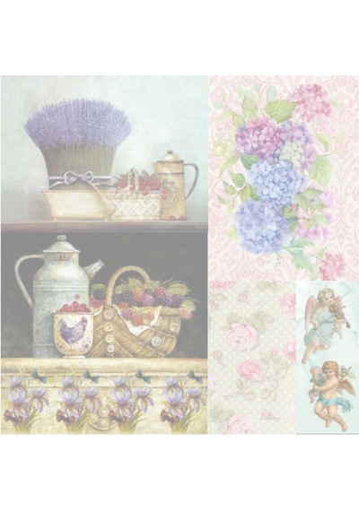 Artebella Mıxart Kolay Transfer 6023K Koyu Zemin 25X25 Cm