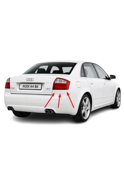 Audı A4 B6 Sedan Kasa 2001-2005 Arası Depo Sağ Ve Sol Stop Lambası Takım 8e5945217 / 8e5945218