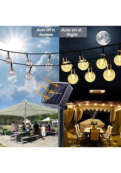 Güneş Enerjili Top 50 Led Bahçe Aydınlatma 7 Metre S-38