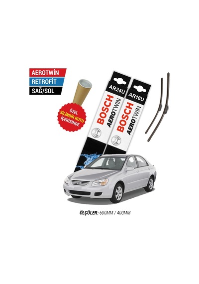 Bosch Aerotwin Retrofit Kia Cerato Silecek (2004-2009)