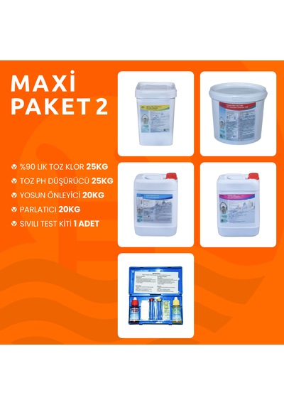Havuz Bakım Seti Maxi Paket 2