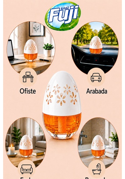 Ilgaz Fuji Kavun Kokulu Araç, Wc, Oda Ve Ortam Kokusu 100 Ml Melon Burst Kalıcı Kavanoz Koku