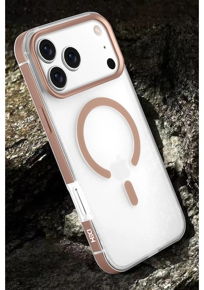 Apple Uyumlu iPhone 17 Pro Hbc-394 Himalayas Magsafe Kapak - Siyah