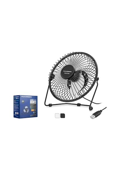 Hadron Hdx7252 Siyah Vantilatör Usb Metal 18cm