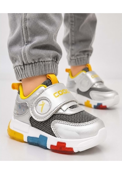 Cool Kieran Çocuk Işıklı Sneaker Gümüş