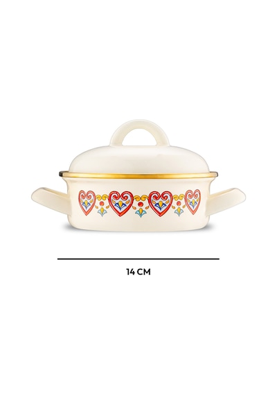 Solemar Emaye Midi Set 14 Cm Multicolor