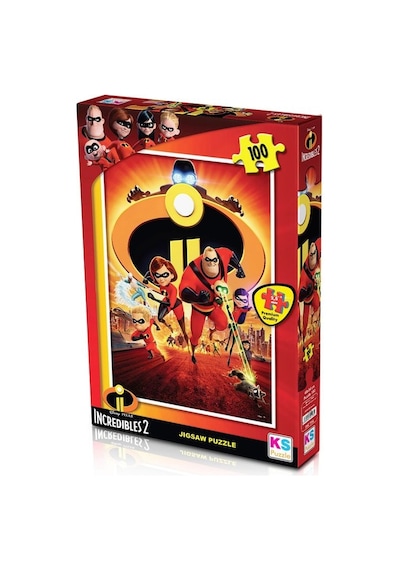 100 Parça Incredibles 2  Puzzle