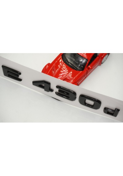 E 430d Bagaj Parlak Siyah ABS 3M 3D Yazı Logo