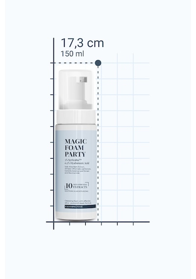 She Vec Magic Foam Party Nemlendirici Yüz Temizleme Köpüğü 150 ML