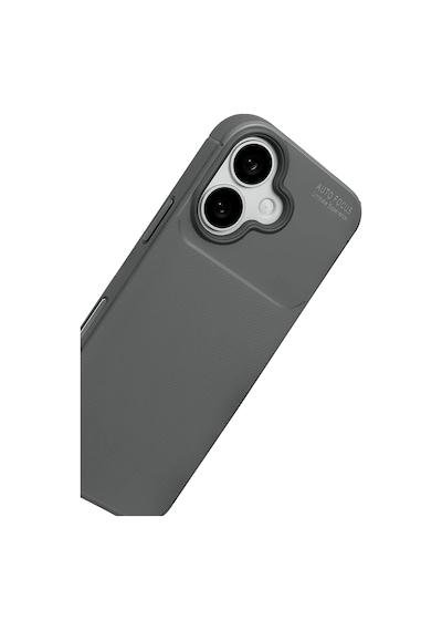 Apple Uyumlu iPhone 17 Kılıf Karbon Silikon Case Kapak Gri