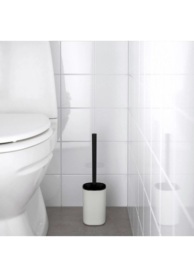 Ikea Storavan Tuvalet Fırçası 10 X 37 Cm Beyaz - Siyah