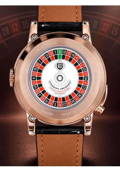 Pagani Design Pd-1015 Limited Edition Otomatik Erkek Kol Saati Rose Siyah Rose Gold