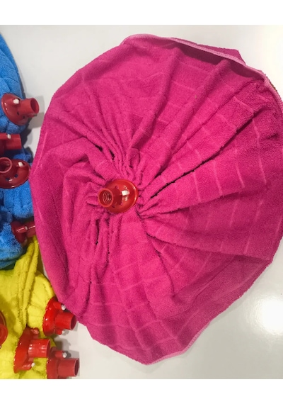 Mikrofiber Kare Temizlik Mop 55 75 Cm 1 Adet - Pembe