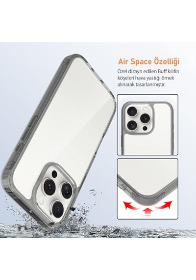 Pro Max İle Uyumlu Air Hybrid Darbe Emici Tpu Ve Pc Kılıf Diğer