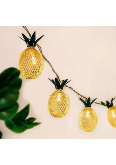 Znv Zenvia Mey İthalat 2 Metre 10 Led Pilli 2 Kademeli Ananas Led Işık Znv2025 Cmn