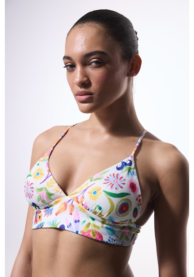 Penti Ila Bralette Çift Taraflı Halter Yaka Bikini Üstü
