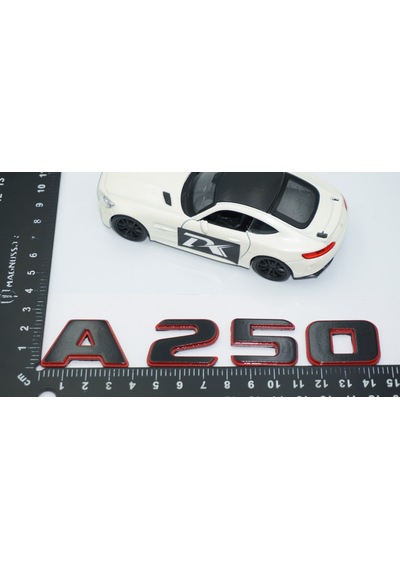 Dk Tuning A 250 Bagaj Kırmızı Siyah Abs Yazı Logo Benz İle Uyumlu