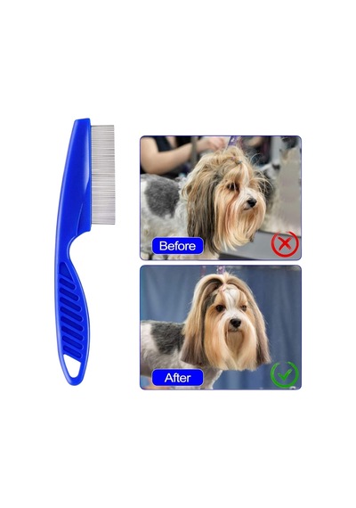 4'lü Bit Evcil Hayvan Tarak Seti Kedi Köpek Bit Tarak Seti Pire Tarağı