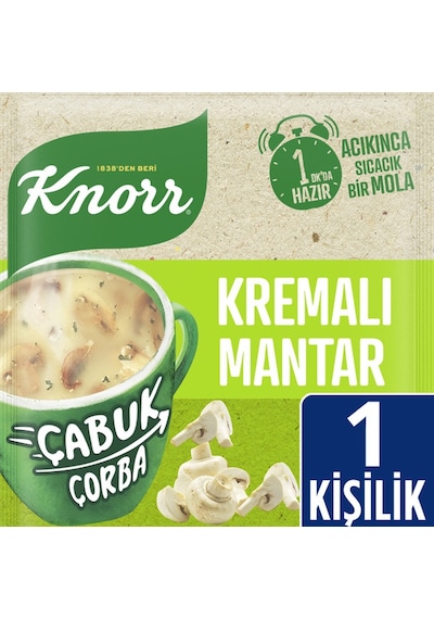 Knorr Çabuk Çorba Kremalı Mantar 19 G