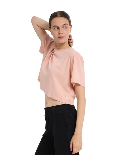 Sportive Sedona Cropped Kadın Pembe Günlük Stil T-shirt 25kk1034-ppmb 1776553 Pembe