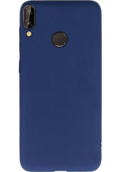 Huawei P20 Lite Kılıf Premier Silikon Arka Kapaknano Glass