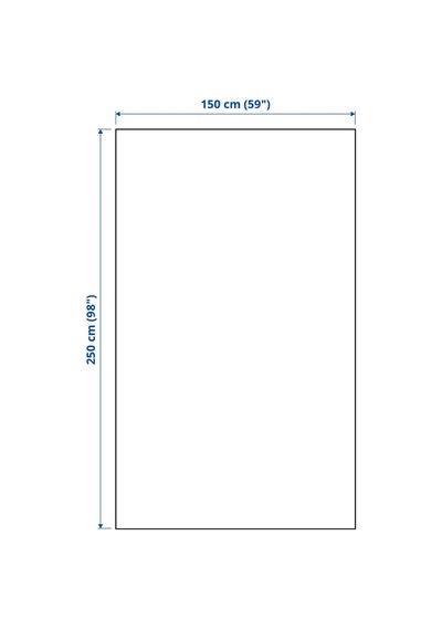 Ikea Jakobslılja Polar Koltuk Örtüsü Tek Kişilik 150 X 250 Cm Bej - Gri