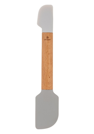 Emsan Soft Silikon Fırça Spatula Seti Gri
