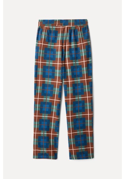 Mudo Erkek Erkek Yeşil Ekoseli Pijama Altı 1265088