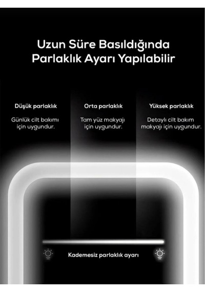 Dokunmatik Led Işıklı Usb Şarjlı Makyaj Aynası Kare Pembe Gün Işığı Ve Beyaz Işık Özelliği-sm8036 Pembe