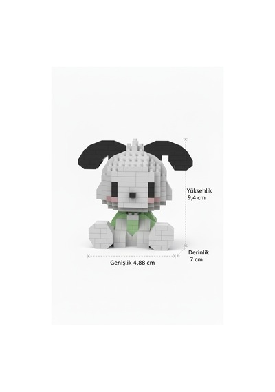 Pochacco Mikro Blok Lego Oyuncak - Dekoratif 3d Puzzle Figür