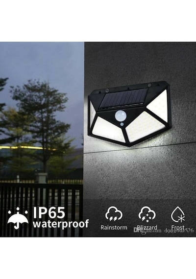 River World 100 Ledli Güneş Enerjili Bahçe Lambası
