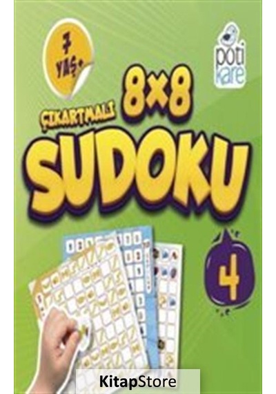 8X8 Çıkartmalı Sudoku 4 - Kolektif