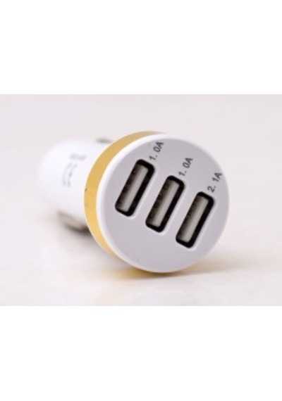 Lexroo 3 Usb Li 2 İn 1 Micro Araç Şarj Seti 3000 Mah - Beyaz