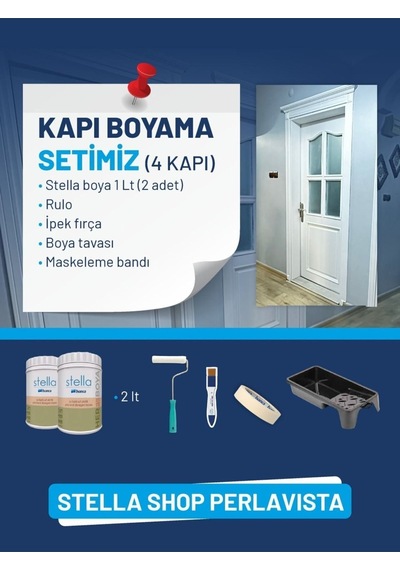 Stella Kapı Boyama Seti 4 Kapı Diğer