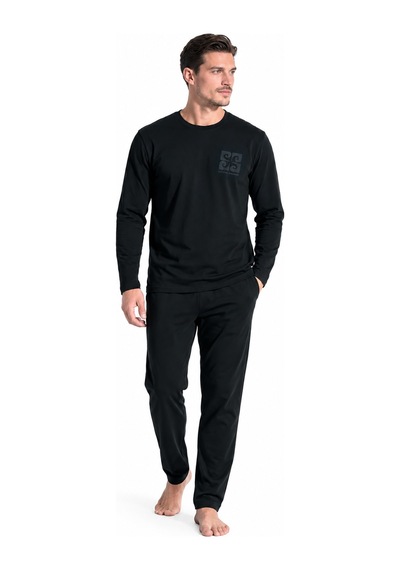 Pierre Cardin 6155 Erkek Uzun Kollu Bisiklet Yaka Pijama - 2xl / Yeşil Yesil