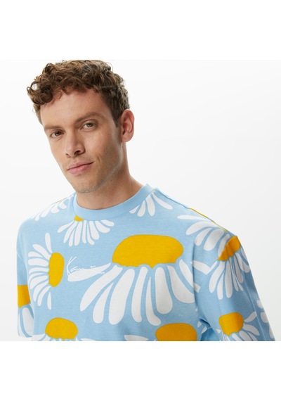 Karl Kanı Karl Kani Small Signature Daisy Erkek Mavi T-shirt