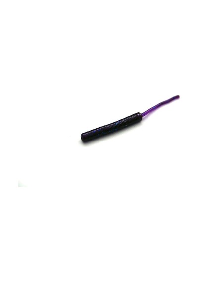 Black Minnow Fujin Baby Worm Fjbb03 5,2cm Floating Purple Glow