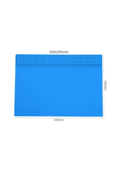 Silikon Çalışma Tamir Pedi 504 350x250 Mm Isıya Dayanıklı Manyetikli