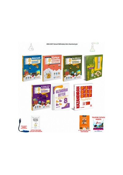 Çanta 8. Sınıf Lgs Tüm Dersler 244 7 Kitap Seti